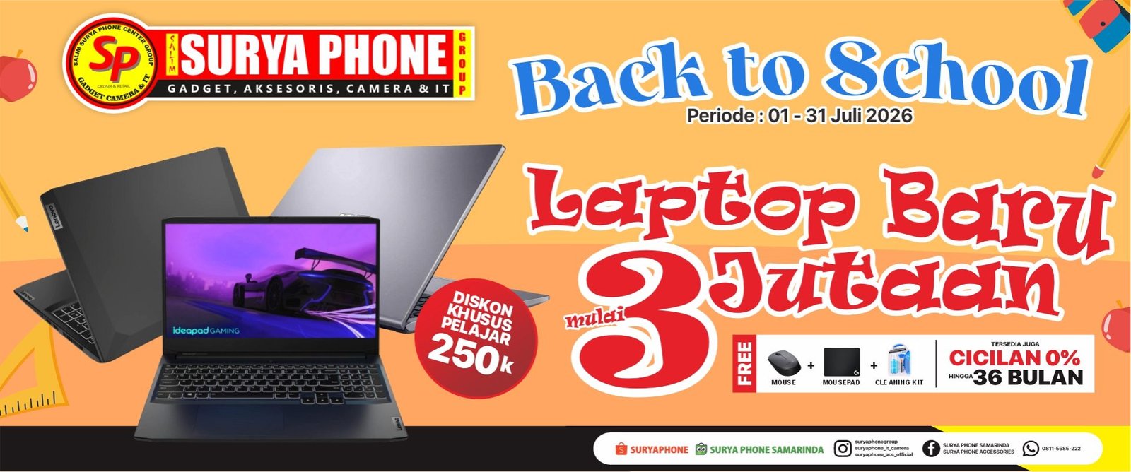 BACK TO SCHOOL LAPTOP